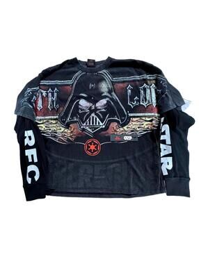 Civil Regime X Darth Vader Layered Long Sleeve Shirt
